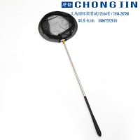 熱銷爆款 優(yōu)質(zhì)不銹鋼抄網(wǎng) 創(chuàng)意可伸縮撈魚兜35cm直徑競技撈魚網(wǎng)