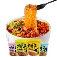 大胃王酸辣粉桶裝嗨吃家重慶包郵螺螄粉絲方便面粉絲速食整箱