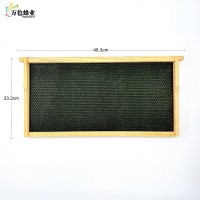 養(yǎng)蜂工具批發(fā)噴蠟蜜蜂巢礎(chǔ) 帶木框蜂蠟蜂窩蜂箱蜂蜜廠家直供