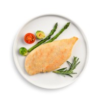 廠家直銷(xiāo) 魯廚鮮煎雞排100g*10片 調(diào)理冷凍批發(fā) 健身雞扒雞排