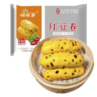 早餐半成品批發(fā)南瓜紅豆卷速食速凍中式面點(diǎn)商用批發(fā)加熱即食