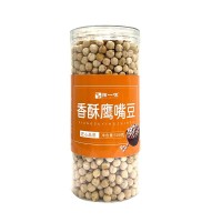 香酥鷹嘴豆500g罐大粒鹽炒鷹嘴豆即食下酒菜休閑堅(jiān)果炒貨零食豆
