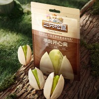 【三只松鼠_開心果30g】健康休閑零食堅果干果炒貨每日堅果