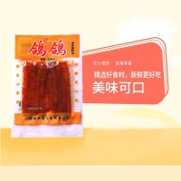 鴿鴿豆角干69g*60包豆干面筋小吃麻辣蒜香口味網(wǎng)紅辣條休閑零食