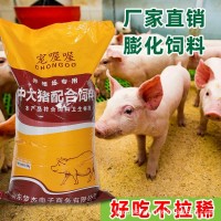 廠家批發(fā)豬飼料喂豬小豬開口母豬妊娠哺乳成豬育肥顆粒全價(jià)飼料