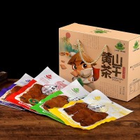 五城茶干120g五香麻辣香菇山椒口味即食豆腐干禮盒裝黃山 特產