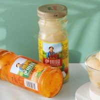 伊田園荔枝罐頭橘子罐頭黃桃罐頭260gX6/4瓶休閑零食水果罐頭飲品