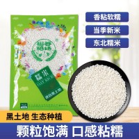東北糯米200g裝米端午節(jié)新米江米包粽子專用釀酒商用粘米批發(fā)