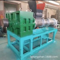 毛毛蟲(chóng)料廢舊塑料薄膜半塑化擰干機(jī)電池膜紙廠料編織袋脫水?dāng)D干機(jī)