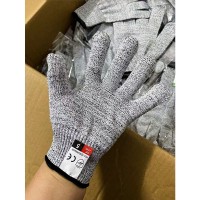 現(xiàn)貨HPPE五級(jí)防割手套防劃傷玻璃切割安全防護(hù)園藝防切割手套批發(fā)