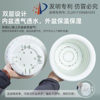 跨境美蒔控根花盆塑料盆大花盆樹脂盆創(chuàng)意透氣雙層仿瓷花盆批發(fā)