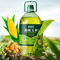 武當(dāng)花橄欖玉米香型食用植物調(diào)和油植物油食用油輕油煙5L家用