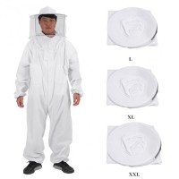 全身養(yǎng)蜂服面紗帽帽套保護(hù)性養(yǎng)蜂服養(yǎng)蜂人養(yǎng)蜂服設(shè)備 連體蜂衣