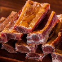 【臘排骨】恩施農(nóng)家傳統(tǒng)工藝腌制柴火煙熏臘排骨臘肉肉質(zhì)緊實