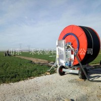 全自動絞盤灌溉機農(nóng)用卷盤式噴灌機大田淋灌機大面積農(nóng)作物