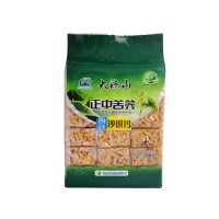 正中大涼山708g無蔗糖原味苦蕎沙琪瑪批發(fā)傳統(tǒng)糕點休閑零食糕點心