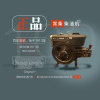 國三標準 常州常柴牌柴油機ZS1105（18馬力) 手啟動單缸柴油機