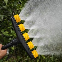 廠家批發(fā)黃黑灑水噴頭 大流量大棚灌溉水槍 澆水澆菜街道綠化園林