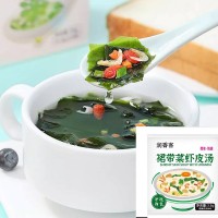 批發(fā)裙帶菜蝦皮湯家用紫菜蝦皮豆腐湯早餐店餛飩袋裝裙帶菜蝦皮湯