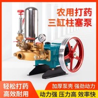 農(nóng)用高壓打藥機(jī)泵三缸陶瓷柱塞抽水泵自動卸壓新型打藥機(jī)