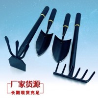 加厚錳鋼耙園林鏟子兩頭忙鋤頭加長(zhǎng)柄花鏟鐵鏟鐵耙趕海工具