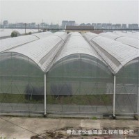制作蔬菜水果暖棚薄膜連棟大棚骨架簡易連體玻璃溫室大棚工程建設(shè)